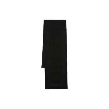 Ferragamo Logo-jacquard Virgin-wool Scarf