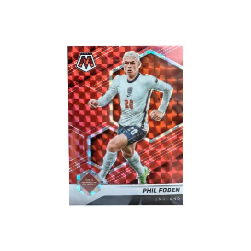 PANINI Foden England Manchester City World Cup Red Marble Refringer Player Card Card Pass Sports Cards 1 Pc