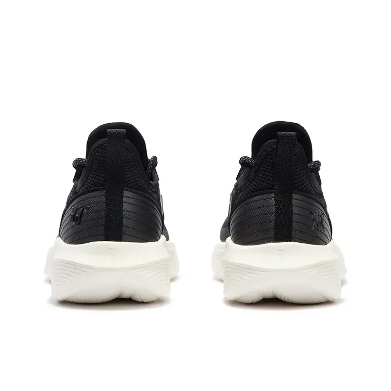 361° Breathable Low Top Casual Running Shoes Women's Black White-3