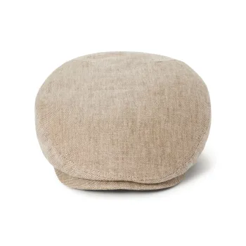 STETSON Linen Berets Unisex Light Brown