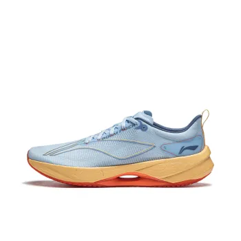 LiNing Super Light 21 Cushioning Slip Resistant Abrasion Resistant Breathable Low Top Running Shoes Men's Glacier Blue