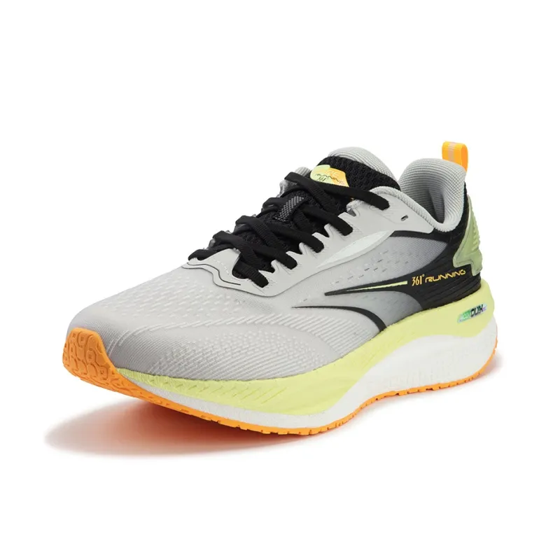 361° Speed Boost CQT Durable Breathable Low Top Casual Running Shoes Men's Gray Green-1