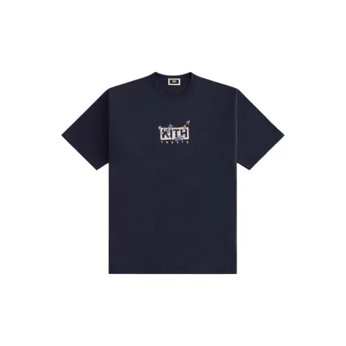 KITH T-Shirts Men Navy Blue