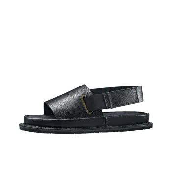 Trippen Safeguard Strap Sandals Men's Black