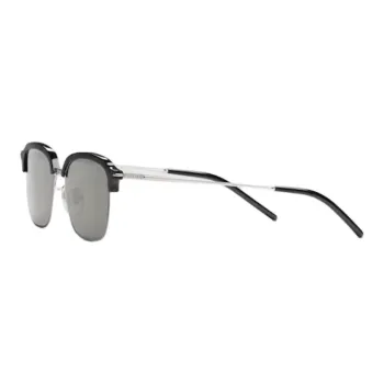 GUCCI Acetate Metal Square Sunglasses Unisex Black