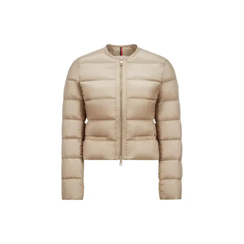 Moncler Down Jackets Women's Light Brown