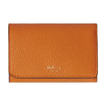 Mulberry Leather Wallet Small Size Women's Orange