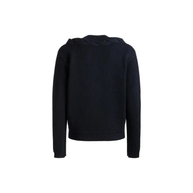 BALLY X Adrien Brody Twist-detail Wool Jumper-1