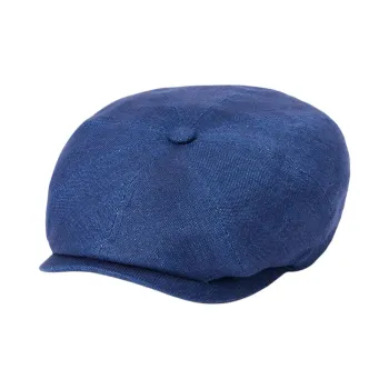 STETSON Linen Berets Unisex Blue