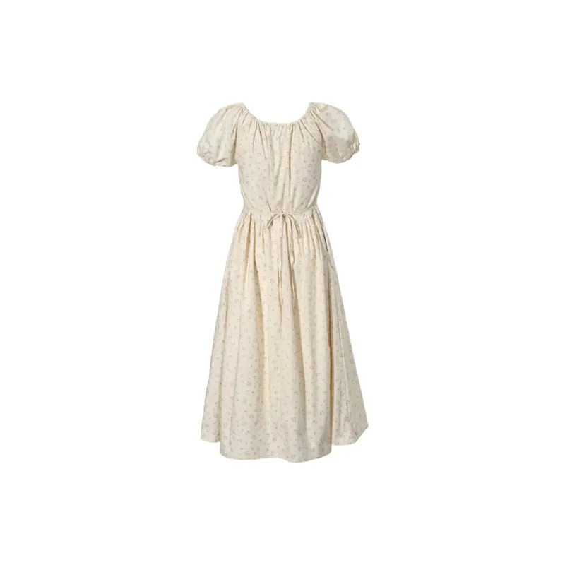 Incolore Short Sleeved Dresses Women's Apricot-1