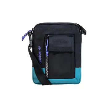 Adidas Recycled Polyamide+Recycled Polyester Shoulder Bag Crossbody Bag Small Size Unisex Black