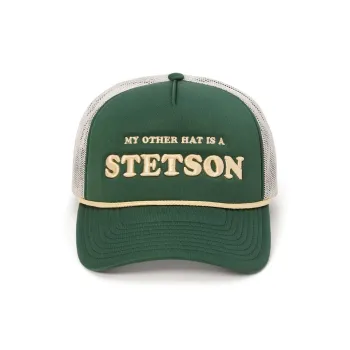 STETSON Polyester Baseball Caps Unisex Green