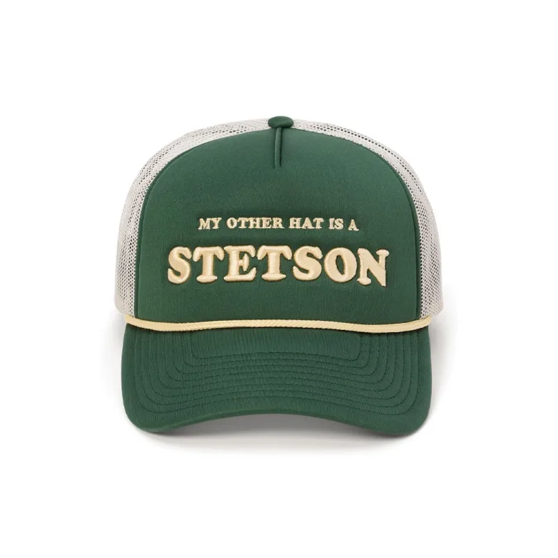 STETSON Polyester Baseball Caps Unisex Green-0
