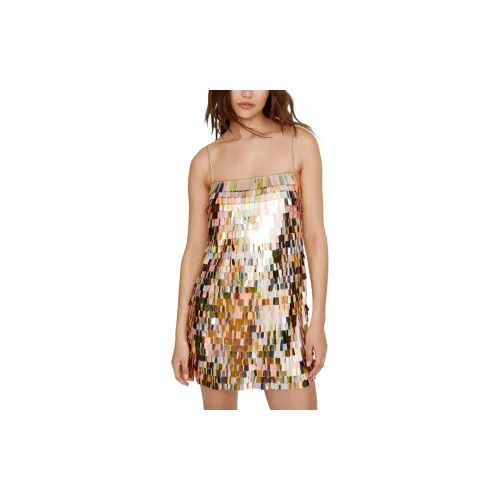 NASTY GAL Slip Dresses Women's Bronze