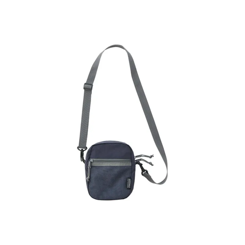 Gramicci Cotton With Nylon Shoulder Bag Crossbody Bag Mini Unisex Beige/Grey/Navy Blue-5