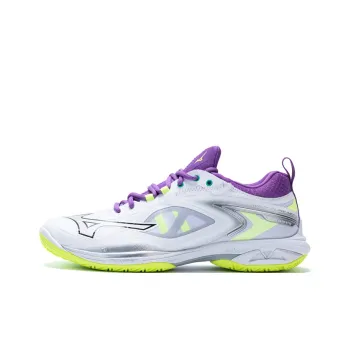 Wave Claw Neo Mizuno 3 Wide 'White Neo Lime Lavender'