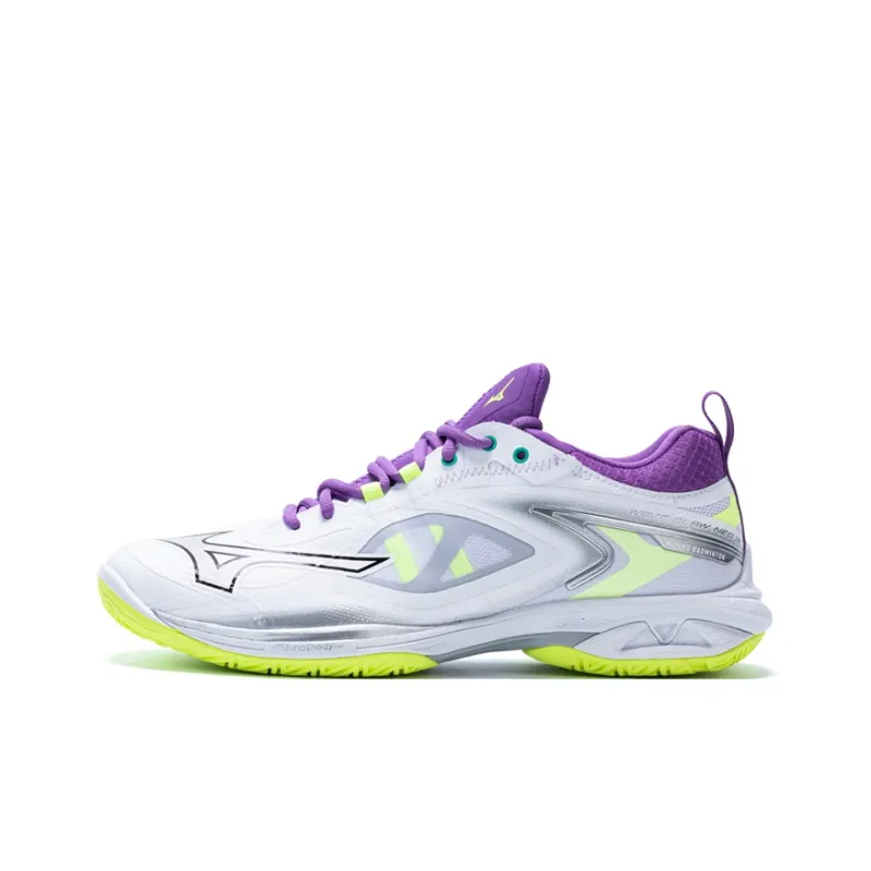 Mizuno Wave Claw Neo 3 Wide 'White Neo Lime Lavender'-0