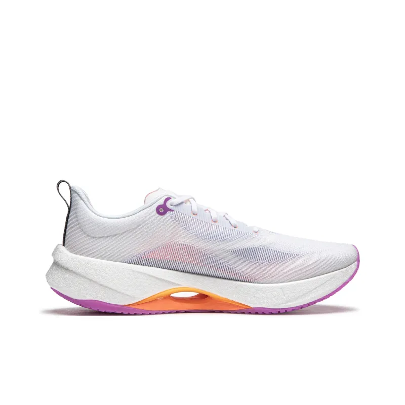 LINING Super Light 21 Running Shoes Women's Low Top Standard White/Wisteria Purple-1