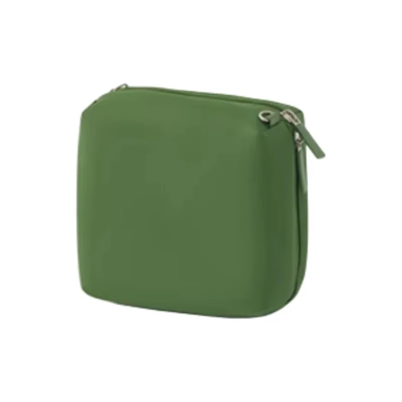 MUJI Polyurethane Bonded Synthetic Leather Storage Bag Small Size Unisex Multicolor-23