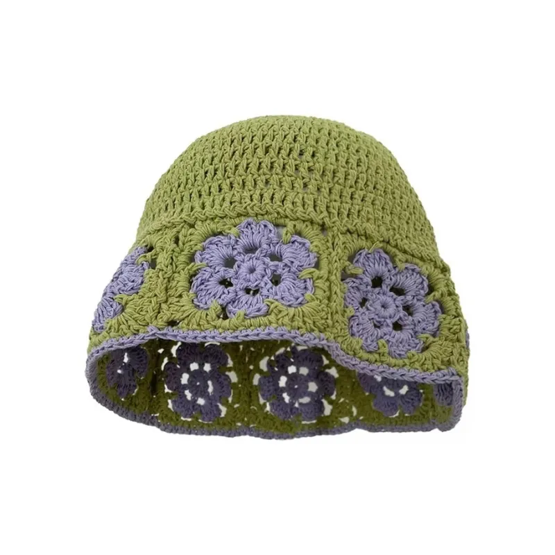 MUSTKOO Cotton Thread Bucket Hats Women's-2