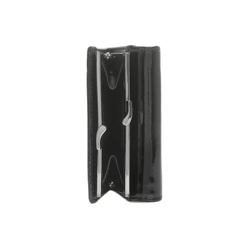 Vivienne Westwood Leather Wallet Trumpets Women's Black-3