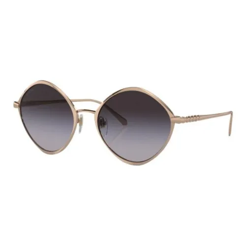 BVLGARI Round-frame Engraved-logo Sunglasses