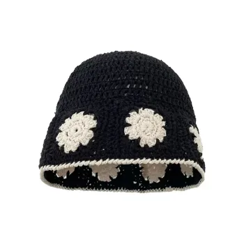 MUSTKOO Cotton Thread Bucket Hats Women's