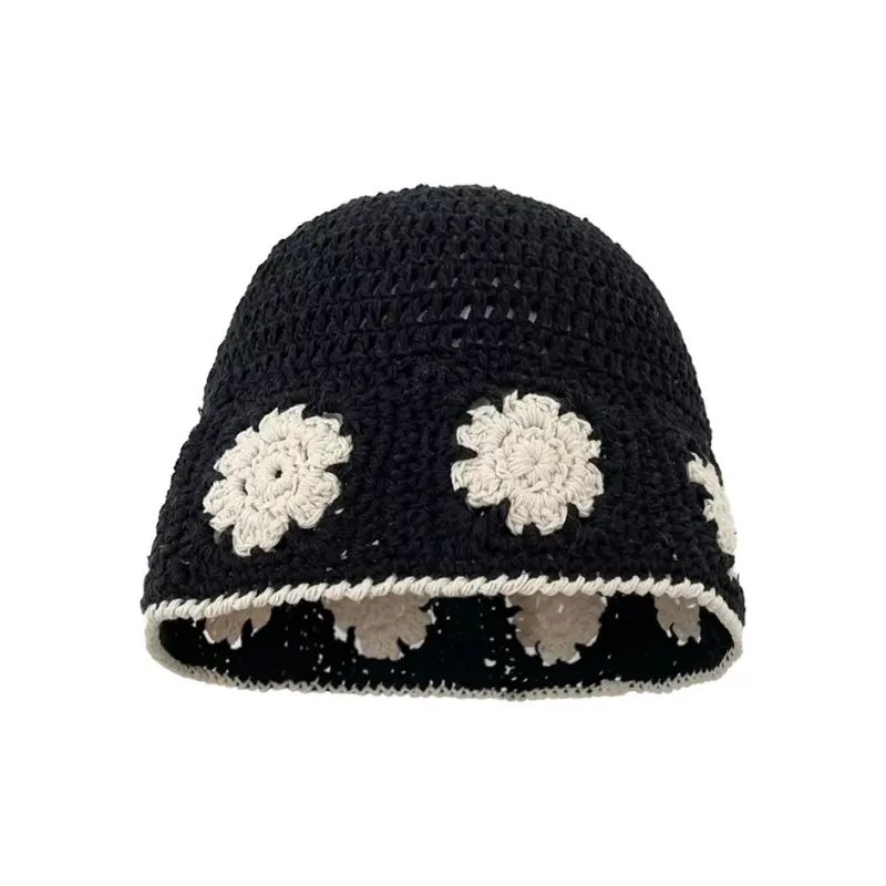 MUSTKOO Cotton Thread Bucket Hats Women's-0