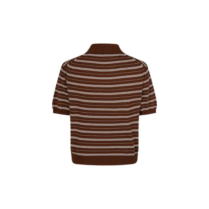 MIU MIU Polo Shirt Women's Brown-1