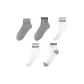 5 Pack[Two Stripes 2, White, Gray, Letter]