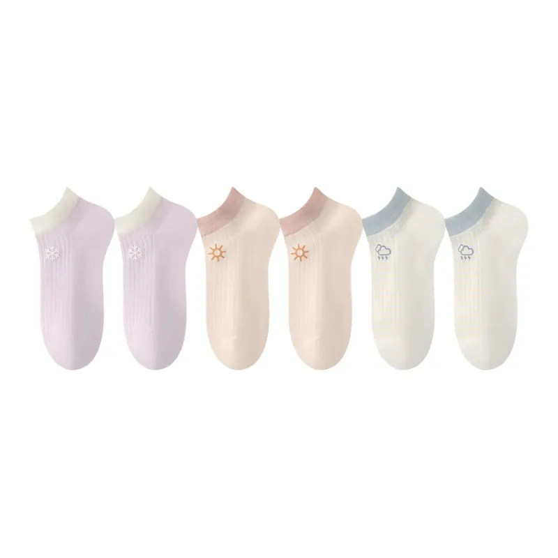 MIIOW Ankle Socks Women's 3 Pack-9
