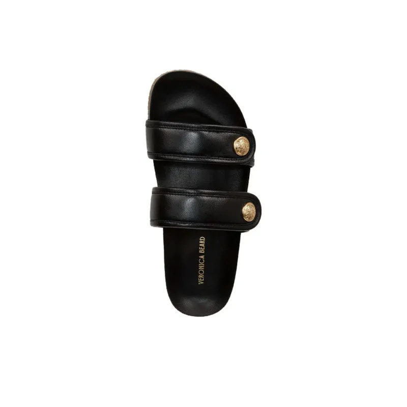 VERONICA BEARD Abrasion-Resistant Slide Slippers Women's Black-4