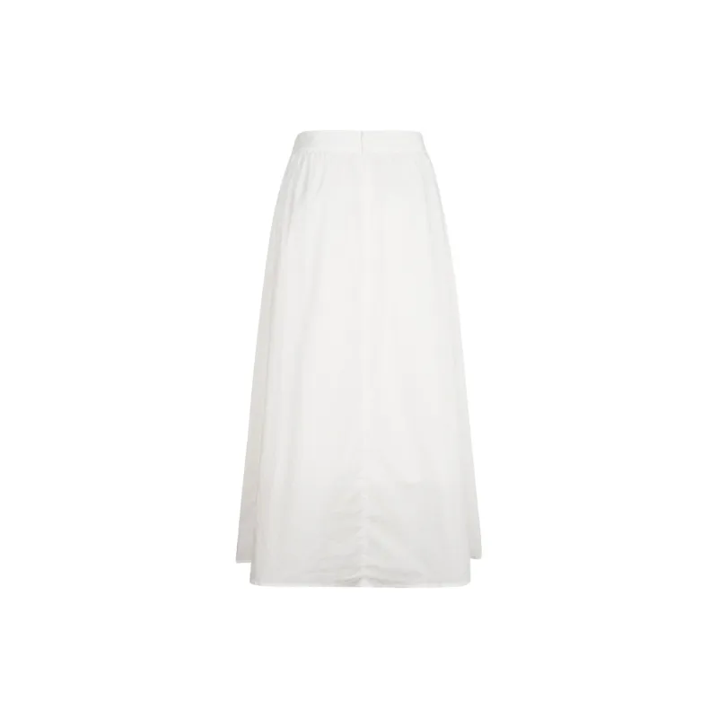 JESSYLINE Casual Long Skirt Women's White-1