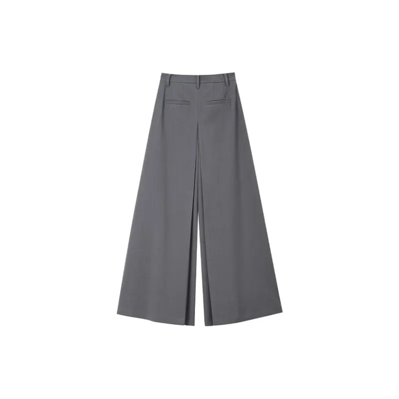 HDFULERN Casual Pants Women's Gray-1