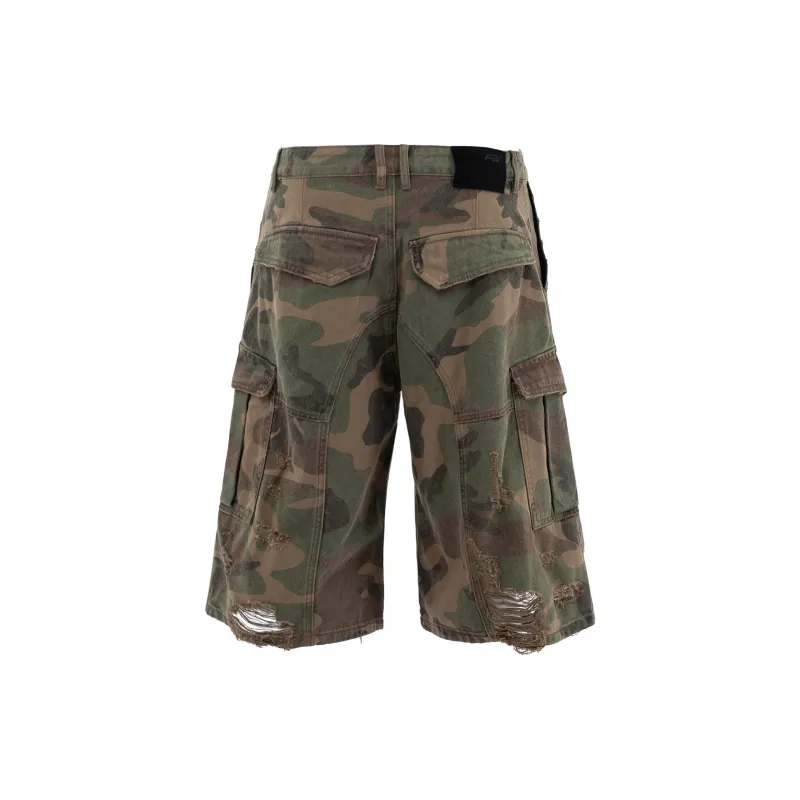 Gangurru Cargo Shorts Unisex Camouflage-1