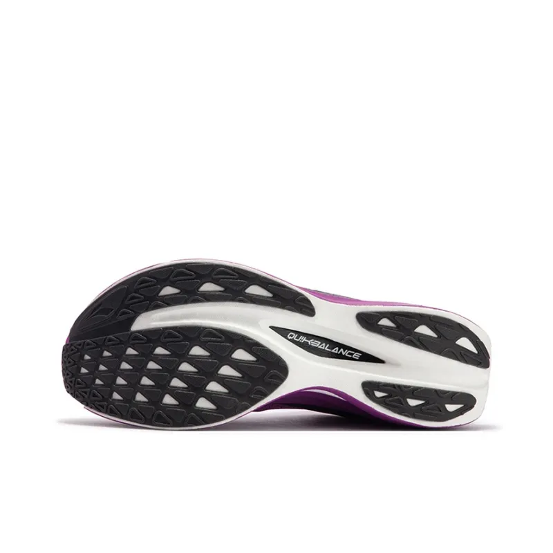 361° Cushioning Anti-Slip Wear-Resistant Breathability Low-Top Running Shoes Unisex Pale Purple-4
