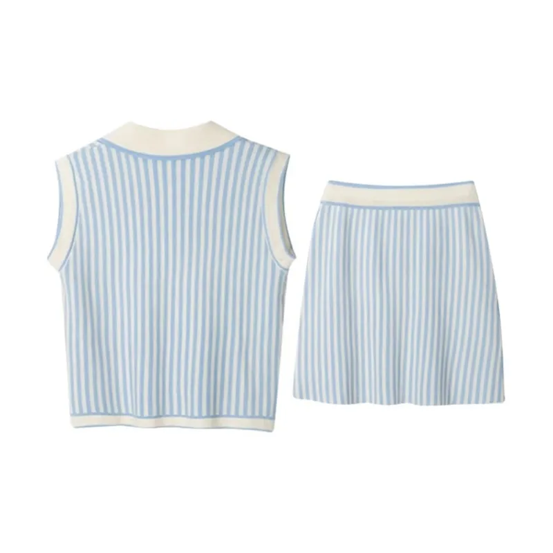 Incolore Skirt Set Women's Blue-1