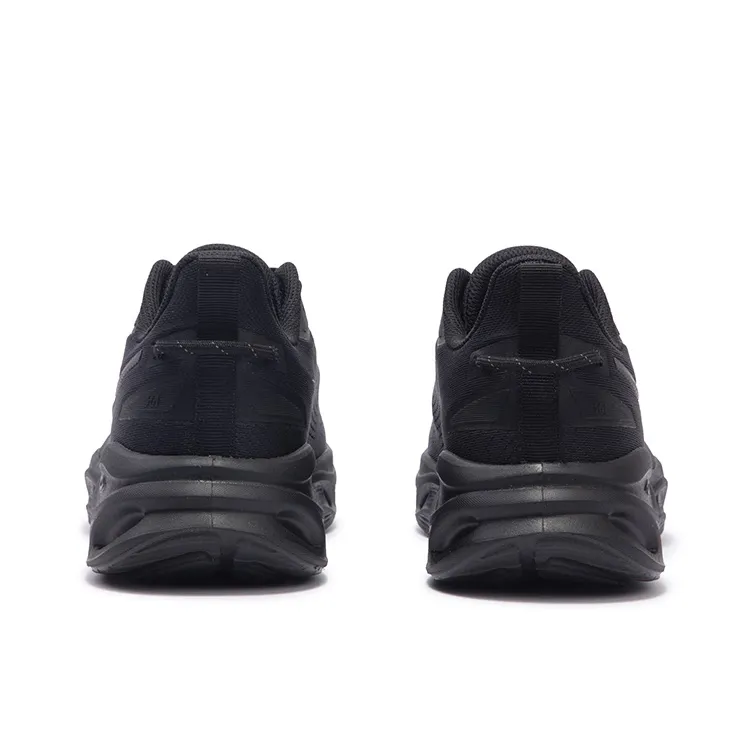 361° Cushioning Wear Resistant Low Top Casual Running Shoes Men's Black-3