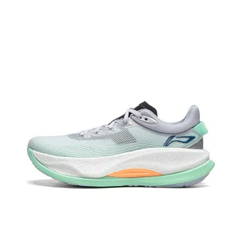 LiNing Yueying 4PRO Cushioning Anti Slip And Wear Resistant Support Rebound Low Top Running Shoes Women's Blue Green