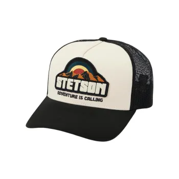 STETSON Polyester Cotton Baseball Caps Unisex Black