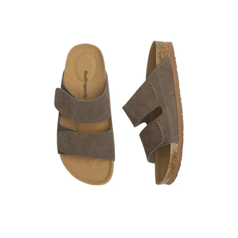 RED DRAGONFLY Odor Resistant, Abrasion Resistant Slide Slippers Women's-9