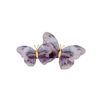 ROYALSASA Polyester, Alloy Clip Duck Bill Clip Women's