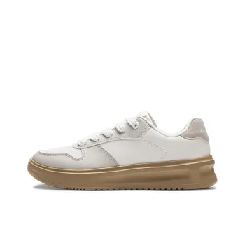 LiNing Sky Cloud Anti Slip And Wear Resistant Breathable Low Top Skateboard Shoes Men's White