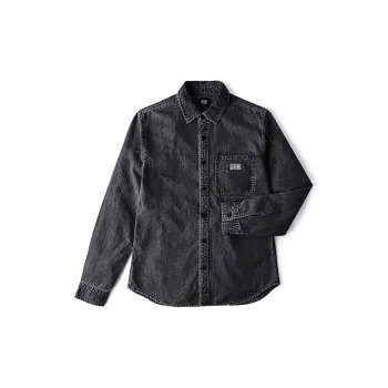 Lee FW24 Denim Shirt Men's Black