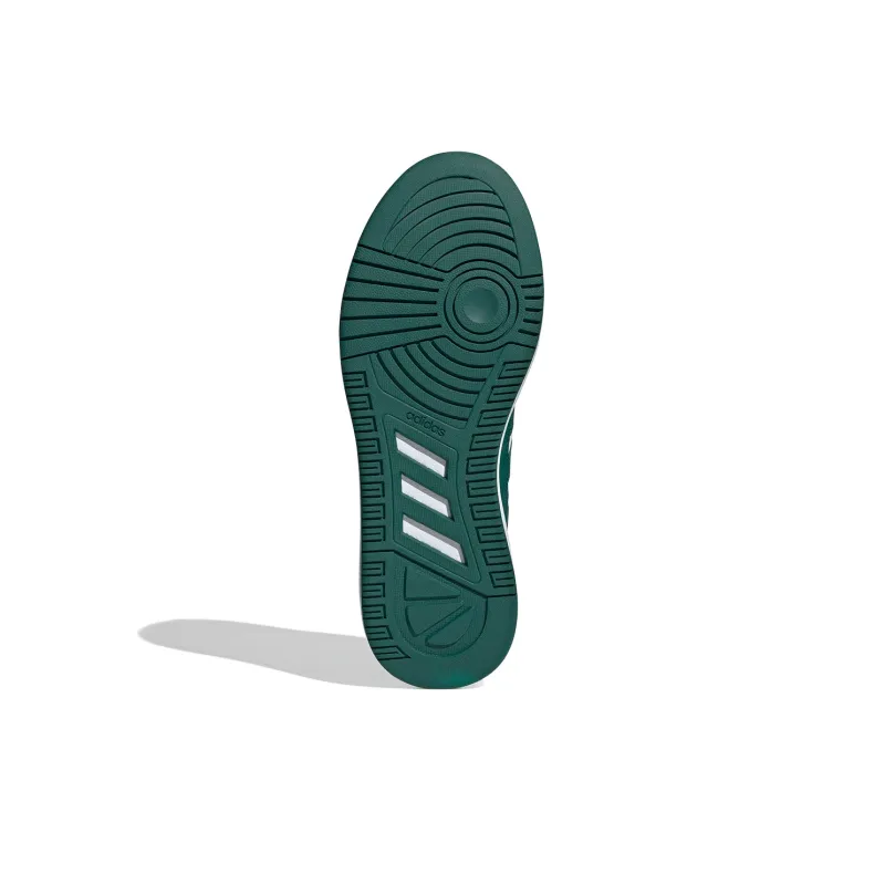 Adidas LITE BALLER Slip Resistant And Breathable Low Top Skateboard Shoes Men's Green White-4