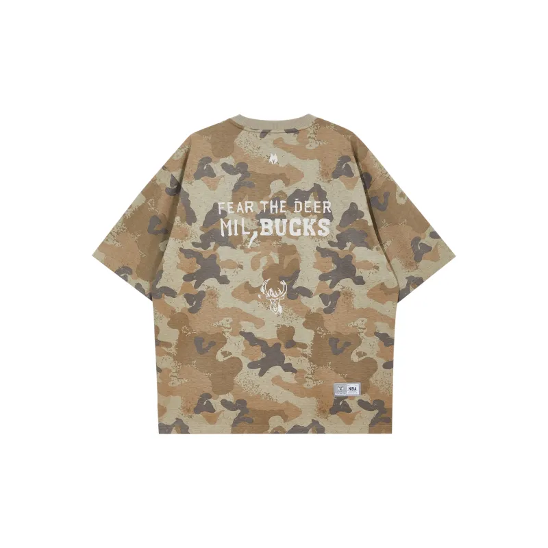 JACK JONES· x NBA T Shirt Men's Feather Gray-1