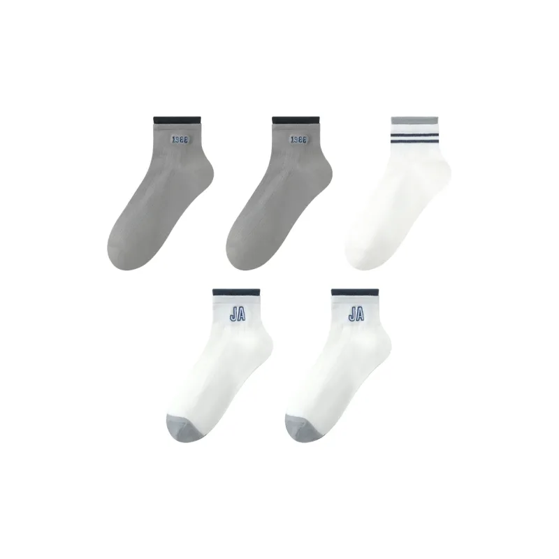 MIIOW Mid Calf Socks Men's 5 Pack-10
