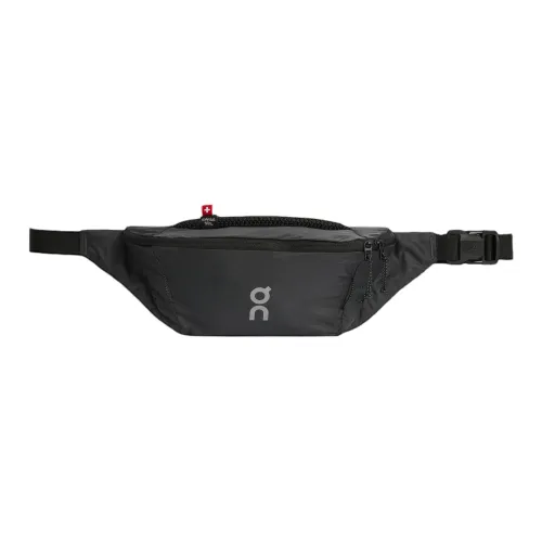 On Nylon Sling Bag Fanny Pack Regular Unisex Black