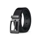 Gunmetal Buckle Black Strap