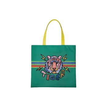 MAH Polyester Shoulder Bag Medium Size Unisex Green